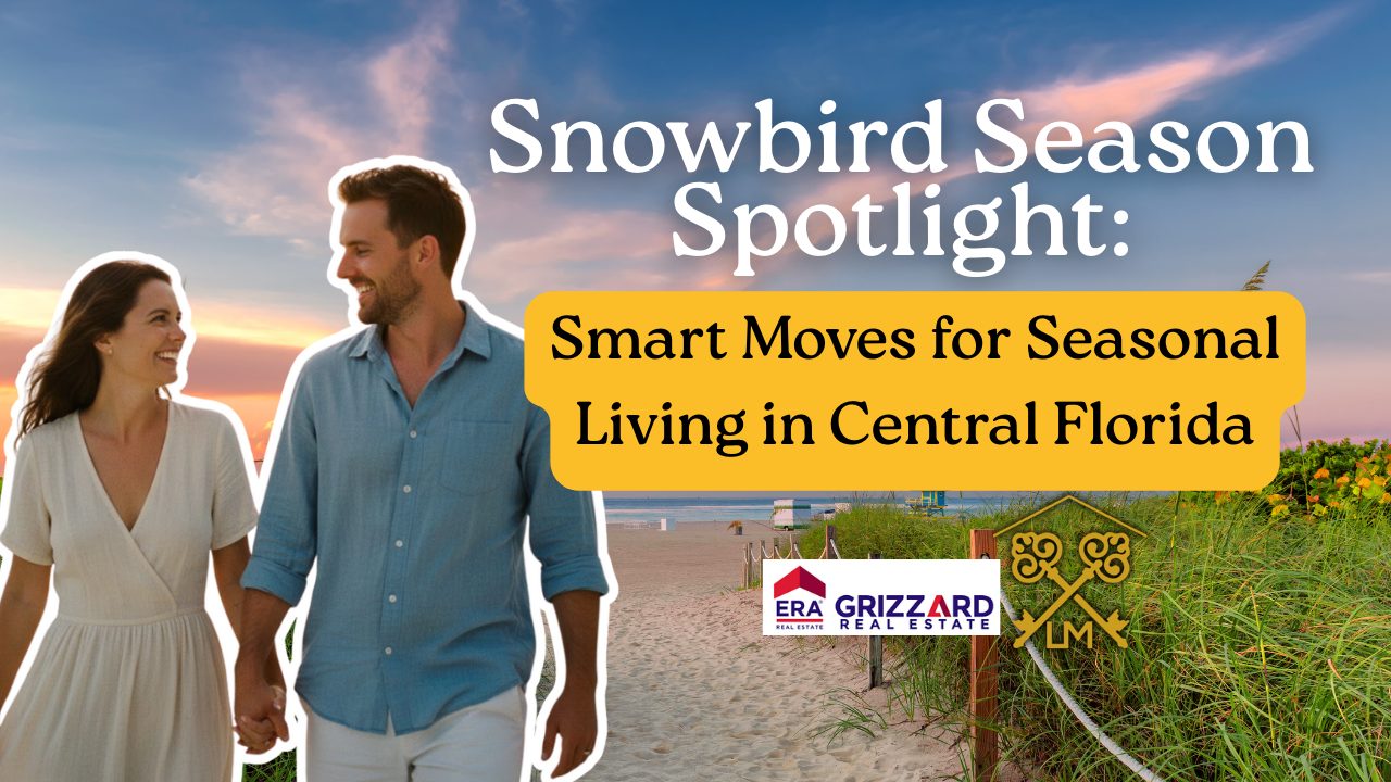 Smiling couple walking hand in hand along a tropical beach during a relaxing vacation in Florida.